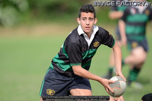 2015-05-09 Rugby Lyons Settimo Milanese U16-Rugby Varese 0042 Matteo Dario